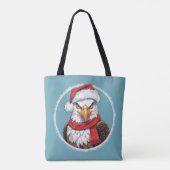動物おもしろいのクリスマスのお気に入り – Eagle 2 トートバッグ (裏面)