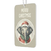 動物おもしろいのクリスマスのお気に入り – Elephant 2 カーエアーフレッシュナー (左)