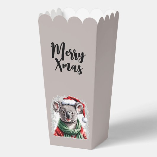 動物おもしろいのクリスマスのお気に入り – Koala 1 フェイバーボックス (裏面)