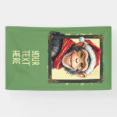 動物おもしろいのクリスマスのお気に入り – Monkey 2 横断幕 (横)