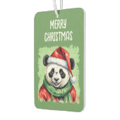 動物おもしろいのクリスマスのお気に入り – Panda 1 カーエアーフレッシュナー (左)