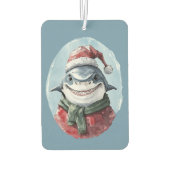 動物おもしろいのクリスマスのお気に入り – Shark 1 カーエアーフレッシュナー (裏面)
