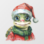 動物おもしろいのクリスマスのお気に入り – Turtle 2 ウィンドウサイン (シート)