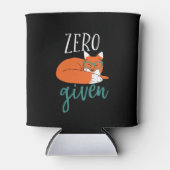 動物おもしろいのパンとユーモアのゼロキツネ与え 缶クーラー (正面)