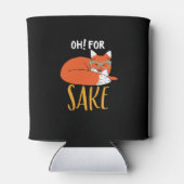 動物おもしろいのフンとキツネ用ユーモアOh 缶クーラー (裏面)