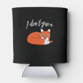 動物おもしろいのフンとユーモア私は与えキツネ 缶クーラー (裏面)