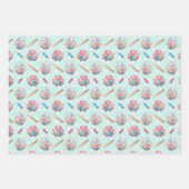 動物おもしろいキッズラッピング紙シート ラッピングペーパーシート (正面)