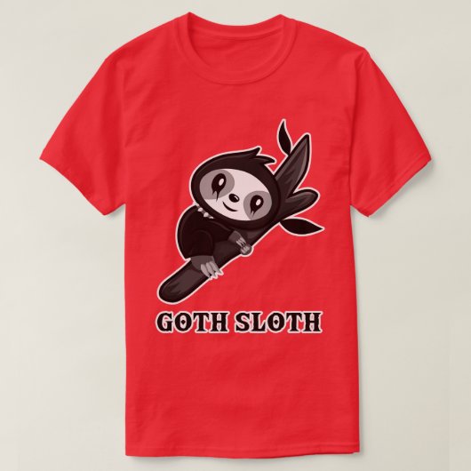 動物おもしろいスロッスゴシックスロッス Tシャツ (デザイン正面)