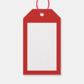 動物おもしろいハッピーバースデー名前の漫画を追加 ギフトタグ (裏面)