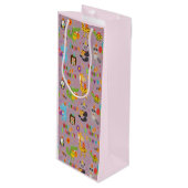 動物おもしろいハッピーバースデー ワインギフトバッグ (正面アングル)