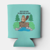 動物おもしろいビー忙しバーダム計画 缶クーラー (裏面)