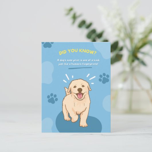 動物おもしろいファクトポストカード ポストカード (スタンド正面)