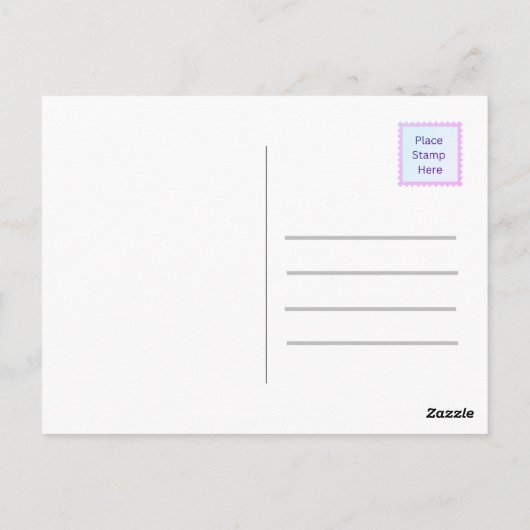 動物おもしろいファクトポストカード ポストカード (裏面)