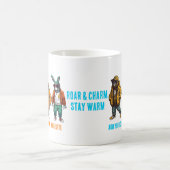 動物おもしろいファッション恋人ギフト コーヒーマグカップ (中央)