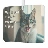 動物おもしろいミーム猫ミームユーモアのある写真 カーエアーフレッシュナー (左)