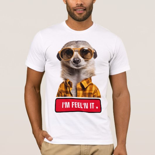 動物おもしろい図 Tシャツ (正面)