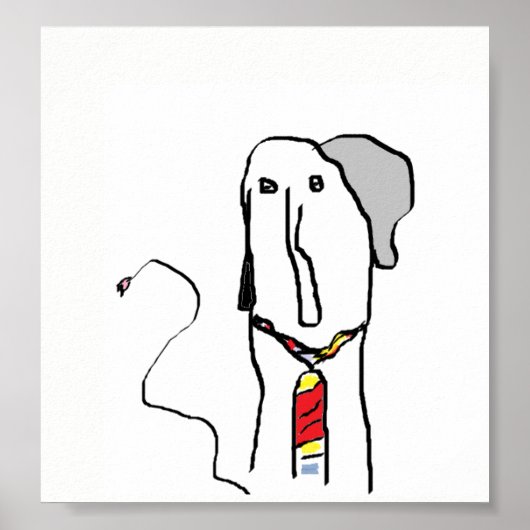 動物おもしろい造象 ポスター (正面)