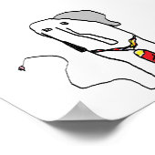 動物おもしろい造象 ポスター (角)