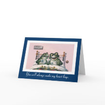 動物おもしろい – かわいいヴィンテージカエル記念日