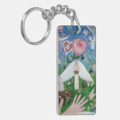 動物および天使のKeychain キーホルダー (正面左)