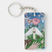 動物および天使のKeychain キーホルダー (正面)