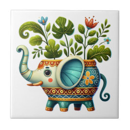 動物お洒落植機 タイル
