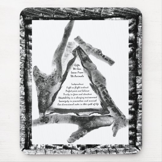 動物からの贈り物 マウスパッド (正面)