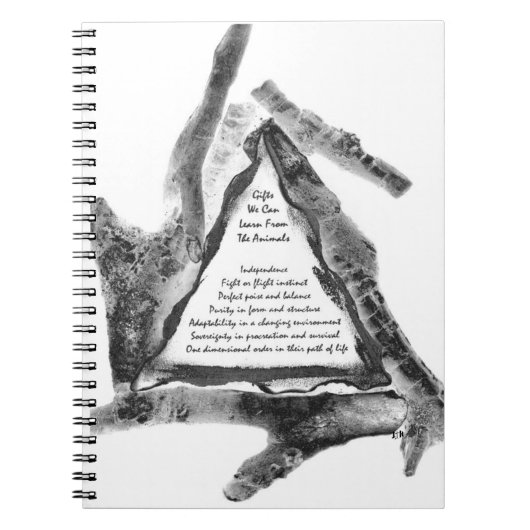 動物からの贈与 ノートブック (正面)