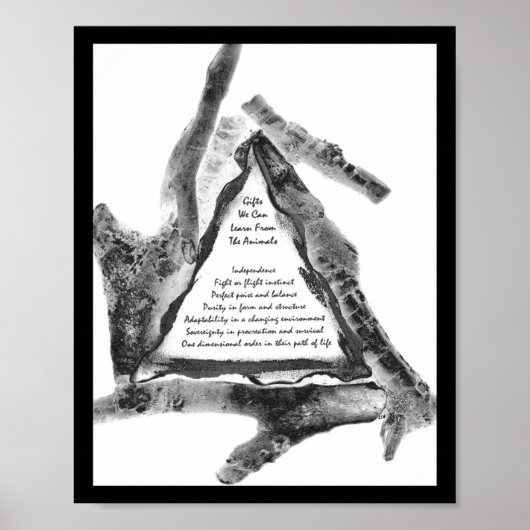 動物からの贈与 ポスター (正面)