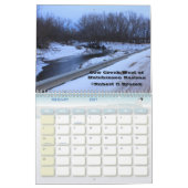 動物が付いているカンザスの景色および日没のカレンダー カレンダー (2月 2027)