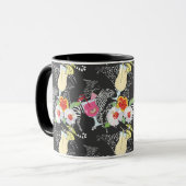 動物が付いている熱帯飲み物 マグカップ (正面左)