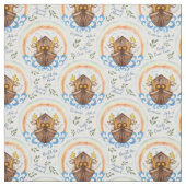 動物が信仰の中を航海するノアの弧 ファブリック (見本)