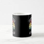 動物が大好きな女の子 コーヒーマグカップ (中央)