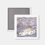 動物が怖くて怖い マグネット (正面/裏面)