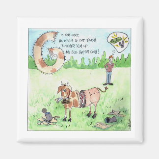 動物が怖くて怖い マグネット