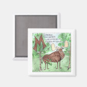 動物が怖くて怖い マグネット (正面/裏面)