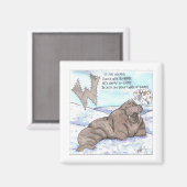 動物が怖くて怖い マグネット (正面/裏面)