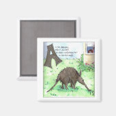 動物が怖くて怖い マグネット (正面/裏面)