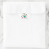 動物が愛する地球TシャツとGIfts 星シール (バッグ)