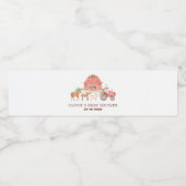 動物が赤ちゃんシャワーをパレード ペットボトルラベル (シングルラベル)