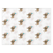 動物が集まるライオンのジャングルパーティー テーブルクロス (正面(横))