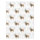 動物が集まるライオンのジャングルパーティー テーブルクロス (正面)