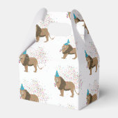 動物が集まるライオンのジャングルパーティー フェイバーボックス (裏面サイド)