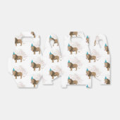 動物が集まるライオンのジャングルパーティー フェイバーボックス (折り畳みなし)