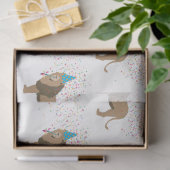 動物が集まるライオンのジャングルパーティー 薄葉紙 (ギフト)