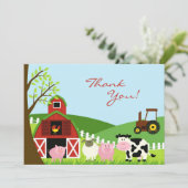 動物たちからの感謝のカード サンキューカード (スタンド正面)