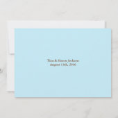 動物たちからの感謝のカード サンキューカード (裏面)