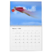 「動物たちがおもしろいを!"カレンダー カレンダー (2月 2026)