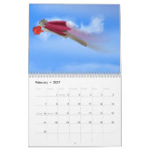 「動物たちがおもしろいを！"カレンダー カレンダー (2月 2027)