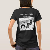 動物たちのお遊び Tシャツ (裏面)